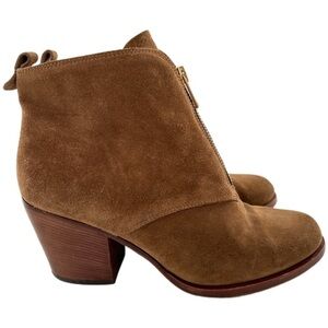 Marc Marc Jacobs Crosta ankle booties size 38 brown suede zip up western boots